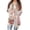 Rose Gold, variant on Women's Fashion Christmas Print Jacket, Long Sleeve Casual Cardigan Coat for Everyday Wear and Comfortable Outfits,Sky Blue,M