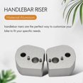 thumbnail image 3 of WOLF PEOPLE Motorcycle Handlebar Riser for FJR1300 FJR 1300 2006-2019 Silver Motorcycle Accessories, 3 of 5