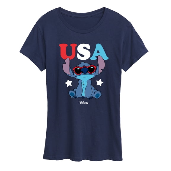 Lilo & Stitch - Stitch USA Sunglasses - Women's Short Sleeve Graphic T-Shirt