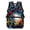 Baseball Inked Print, variant on 17 Inch School Backpack Kids School Bags for Preschool Kindergarten Elementary Bookbag Travel Backpacks Toddler with Padded Straps Splatter Paint Dinosaur