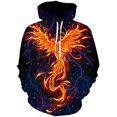 thumbnail image 1 of "Xishao Sudadera con Capucha De Llama Colorida para Hombre Y Mujer, Abrigo con Capucha 3D, Chaqueta Divertida Negra, Otoño E Invierno" Xishao ropa, 1 of 2