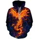 thumbnail image 1 of "Xishao Sudadera con Capucha De Llama Colorida para Hombre Y Mujer, Abrigo con Capucha 3D, Chaqueta Divertida Negra, Otoño E Invierno" Xishao ropa, 1 of 2