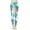 A-Blue Palm Leaf, variant on Dye Tie High-waisted Yoga Pants Sports Fitness Runing Workout Leggings for Women Girls Full Length for Women Girls Great Gift for Birthday, Size 2XL