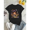 thumbnail image 2 of T-Shirt de Sport Décontracté Simple à Manches Courtes, Col Rond, Tendance Mode pour Femmes, Vêtements d'Été Confortables pour la Fête des Pères, Fête des Mères, 2 of 6