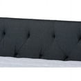 thumbnail image 5 of Baxton Studio Haylie Modern and Contemporary Dark Grey Fabric Upholstered Full Size Daybed, 5 of 6
