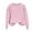 Pink, variant on fatyb Women's Sweatshirts Crewneck Long Sleeve Pullover Solid Color Lightweight Casual Loose Womens Tops