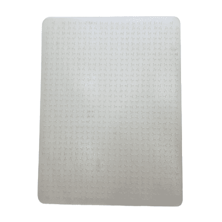 Floortex® Cleartex® TrYlok® Vinyl Rectangular Chair Mat for Low Pile Carpets up to 1/4 - 35 x 47