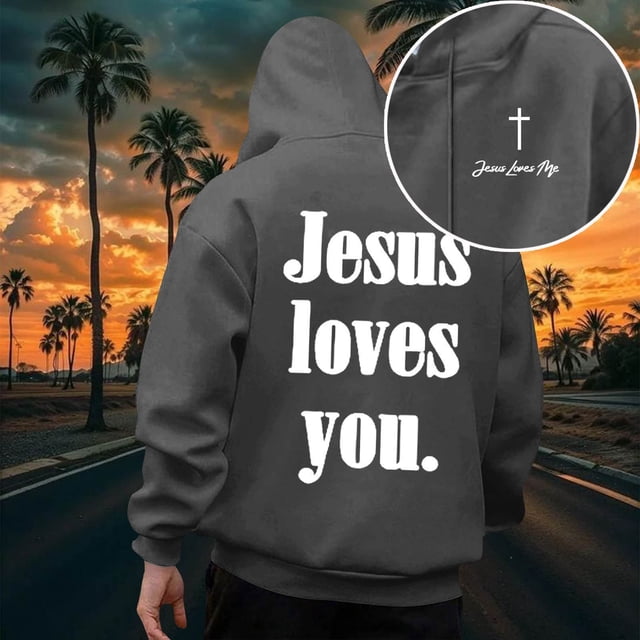 WILLBEST Sudaderas para Hombre Sudaderas con Capucha y Sudaderas para Hombre Sudadera con Capucha Informal Holgada con Estampado para Uso Diario Otoño Invierno Cómoda XXXGrande