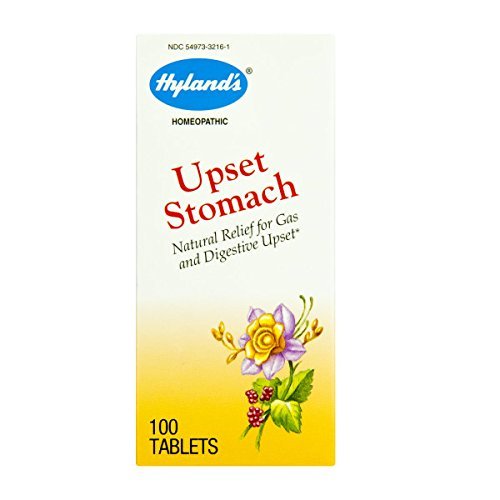 Hyland's Upset Stomach Tablets, Natural Relief of Gas and Digestive