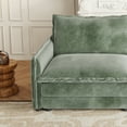 thumbnail image 4 of Newest Expandable Corduroy Loveseat Sofa with Deep Seat for Flexible Living Space,Green, 4 of 6