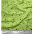 thumbnail image 1 of Soimoi Green Heavy Canvas Fabric Artistic Floral Decor Fabric Printed Yard 58 Inch Wide, 1 of 3