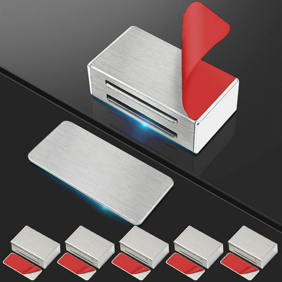 Cabinet Magnetic Catch Adhesive 6 Pack Kitchen Cabinet Door Magnets for Cupboard Doors Magnetic Door Catch Strong Drawer Magnets with Adhesive Backing Magnetic Cabinet Closures Door Lath