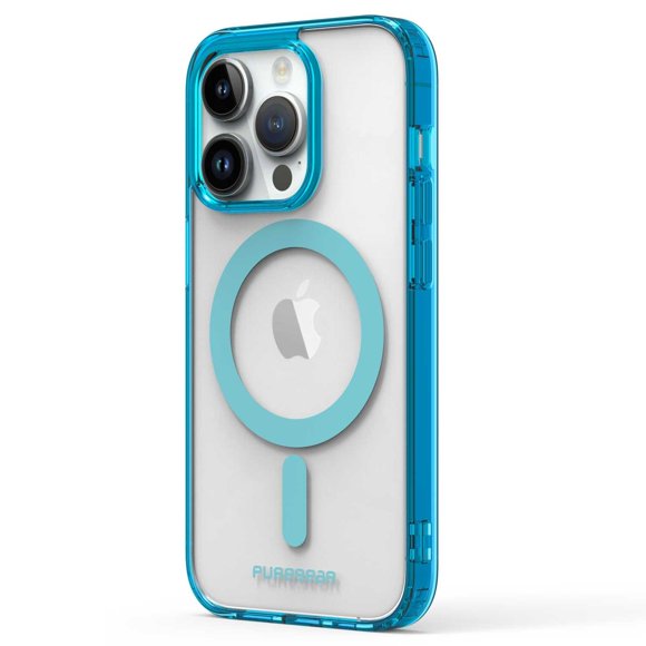 Funda Slimshell Puregear para iPhone 14 PRO Azul Transparente