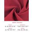thumbnail image 5 of INSPIRE CHIC Women's Pencil Skirt High Waist Pleated Front Work Office Bodycon Skirts XL Dark Red, 5 of 6