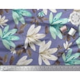 thumbnail image 3 of Soimoi Poly Georgette Fabric Leaves & Wild Flower Print Fabric by Yard 52 Inch Wide, 3 of 3