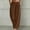 Coffee, variant on Linen Pants Women, Wide Leg Elastic High Waisted Loose Palazzo Pants,for Summer Casual Beach Vacation Travel Red 2XL