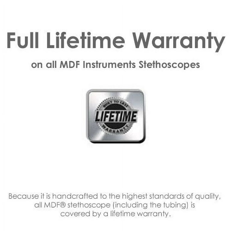 MDF Instruments® Stethoscope MD One® Stainless Steel White