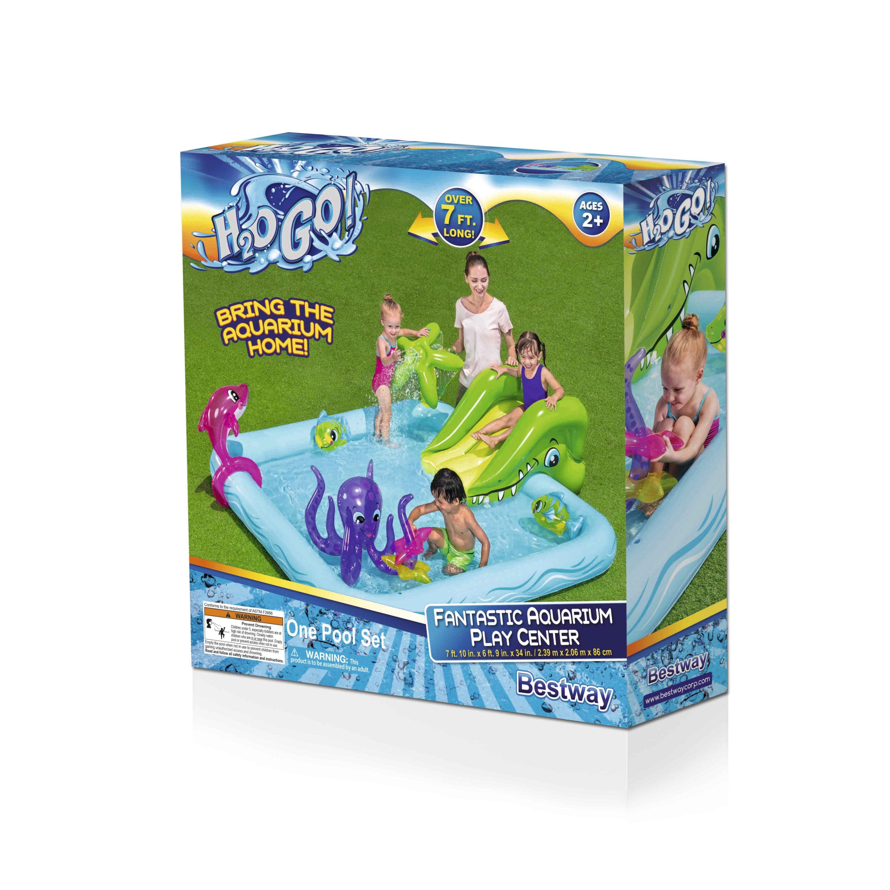 H2OGO! Fantastic Aquarium Inflatable Kids Water Play Center