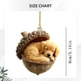 thumbnail image 3 of 6PC Christmas Trees Hanging Animal Ornaments – Cozy Christmas Ornaments 2D Acrylic Cute Animal Christmas Trees Hanging Decorations Rustic Nature Themed Home Decor Animal Lovers, 3 of 5