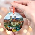 thumbnail image 4 of Custom Bern Switzerland Ornament | Faux | Unique Souvenir |Vacation Travel Gift | Holiday Anniversary |Christmas, Holiday Keepsake, Xmas Tree Hanging Decoration, Seasonal Gift Idea, 4 of 5