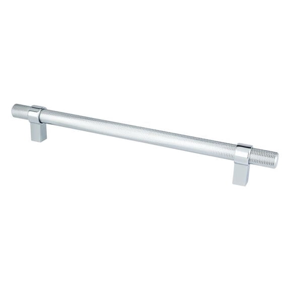 224 mm Center to Center Radial Reign Cabinet Pull, Polished Chrome