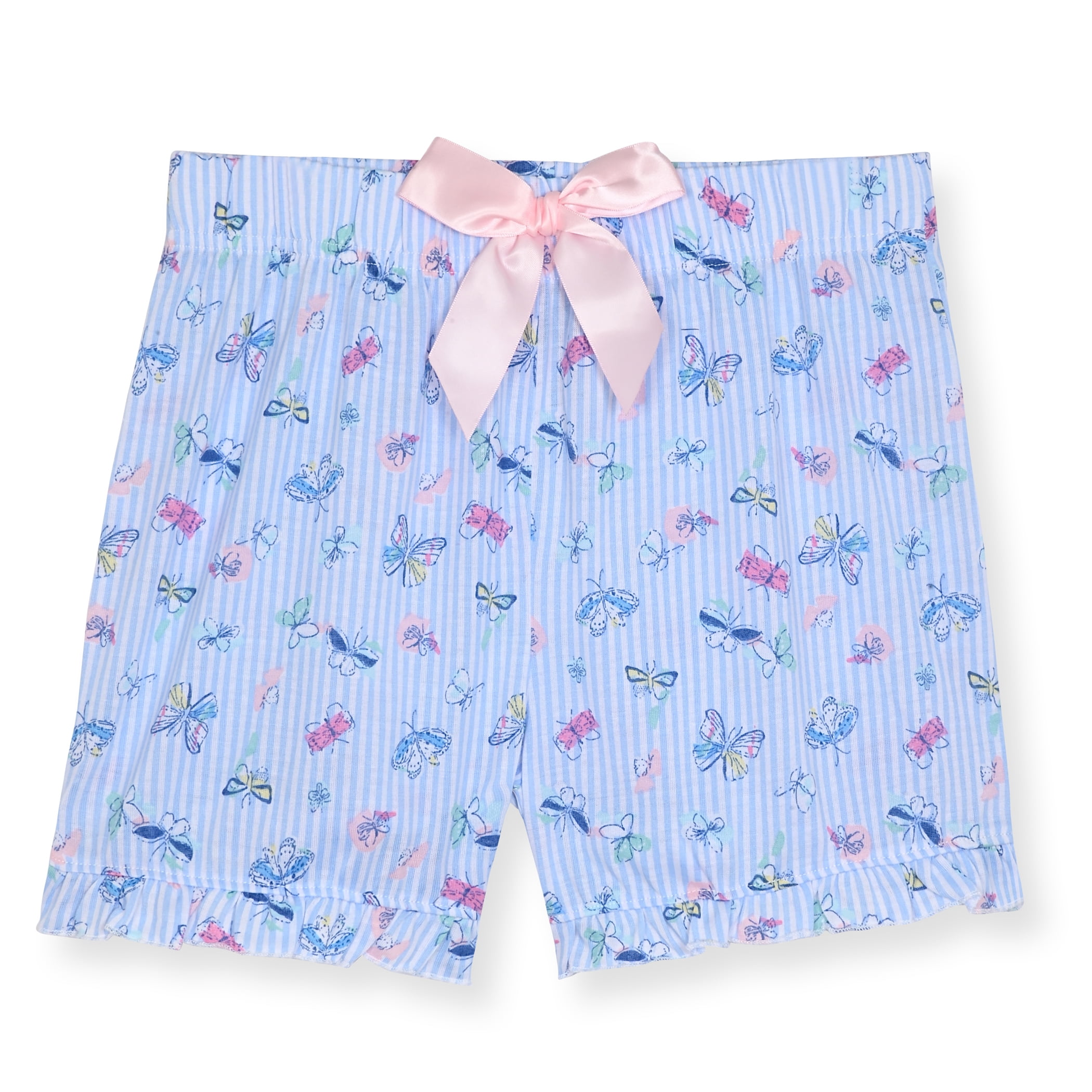 Sleep On It Girls Short Sleeve Top & Shorts, 2-Piece Pajama Set, Sizes 7-16