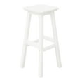 thumbnail image 2 of Costaelm Paradise 29" Outdoor Patio HDPE Square Backless Bar Stool, White, 2 of 8