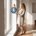 thumbnail image 5 of Acrylic Puzzle Suncatcher Window Hanging, Mountain Lake Sunset with Flowers Stained Glass Sun Catcher, DIY Home & Garden Hanging Decor, Special Gift for Mom, Grandma on Birthday & Mothers Day, 5 of 7