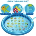 thumbnail image 2 of Almohadilla de rociador de agua para bebés de agua para niños, juguetes de agua al aire libre de verano, alfombrilla de juego para salpicaduras de piscina, alfombrilla de juego de agua exterior Xemadio 2033914-2, 2 of 9