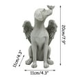 thumbnail image 3 of Cadorn Angel Dog Figurine, Resin Pet Statue, Memorial Puppy Sculpture for Home Decor & Pet Loss Gift, 3 of 9