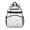 Football and Rugby White Pattern, variant on Football and Tennisball Green Pattern Cute School Backpack Bag for School with Padded Back and Adjustable Shoulder Straps 15.25"x11.5"x5.25"
