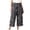 Gray, variant on Utoimkio Women's Casual Loose Wide Leg Capri Pants High Waisted Cropped Lounge Pants for Women