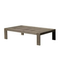 thumbnail image 3 of Maklaine 13x51" Modern Eucalyptus Wood Coffee Table in Brown Finish, 3 of 3