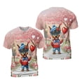 thumbnail image 3 of Happy Valentine’s Day Adorable Doberman Pinscher Puppy Holding Heart Balloon All Over Print 3D Shirt Unisex Merch Doberman Dog Lover Gifts - 00030, 3 of 6