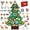 Glitter, variant on DIY Felt Christmas Tree for Kids, 3ft Christmas Tree with 30pcs Glitter Ornaments for Kids Xmas Gifts Christmas Door Wall Hanging Decorations