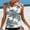 White, variant on TIMIFIS Womens Blouson Tankini Top No Bottom Loose Fit Swim Top Modest Tank Top