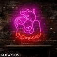 thumbnail image 4 of Glowneon Romantic Couple Face Neon Wall Art, Wedding Valentine Decor, 4 of 5