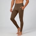 thumbnail image 4 of BUWTTED Mens Casual Pants High Performance Compression with Side Pockets Gym Running Cycling Athletic Training Coffee Pants XXXL, 4 of 6