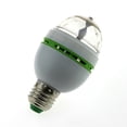thumbnail image 2 of RGB LED Rotating Disco Party Light Bulb with E27 Screw Base Strobe Bulb Multi Changing Color Crystal Stage Light (Random Color Rubber Strip), 2 of 7