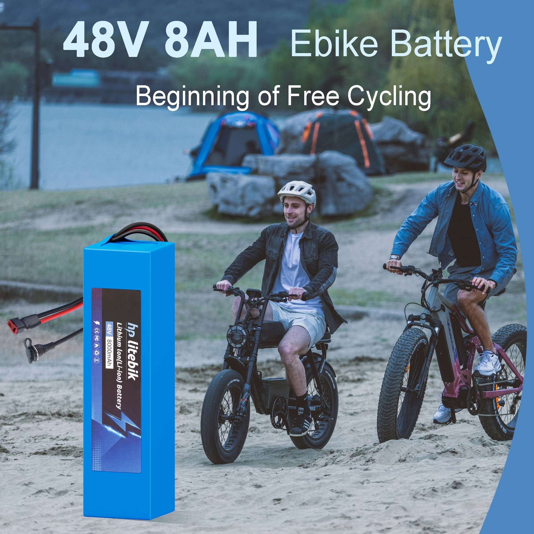 48v 8ah Battery Bicycle 48v Lithium Battery Pack Ebike Battery 750W for Adult Electric Bike