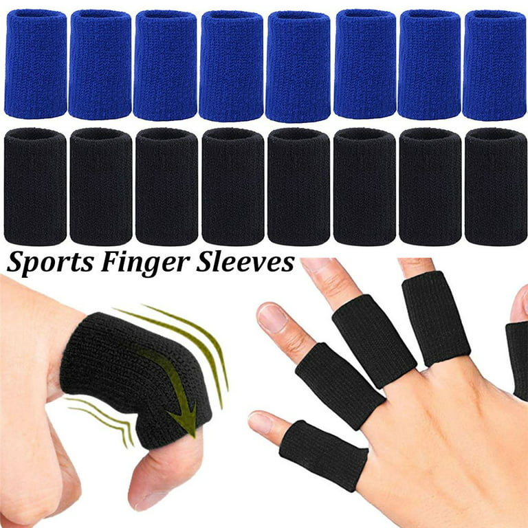 BraceTop 10pcs Stretchy Sports Finger Sleeves Arthritis Support Finger  Guard Outdoor Basketball Volleyball Finger Protection New