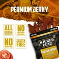 thumbnail image 5 of Wicked Cutz Premium Tender Beef Jerky, High Quality, Sweet & Savory Flavor, 10g Protein, 2.75 oz, 2-Pack, 5 of 7