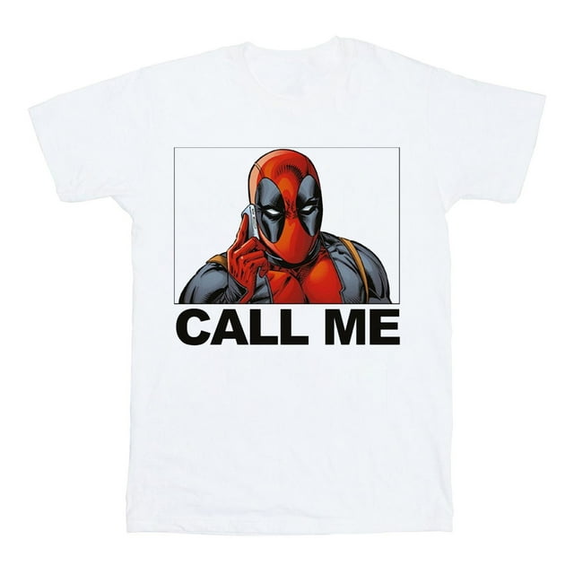 Deadpool T-Shirt en Coton pour Adulte Appelle-Moi