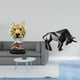 thumbnail image 2 of Escultura de animal moderna, figura decorativa de resina para entrada, sala de estar, estantería, mesa, pasillo, escritorio, oficina, 2 of 8