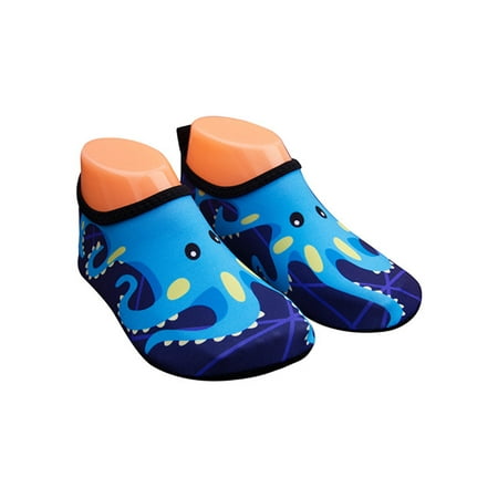 

Rotosw Children Beach Shoe Slip On Water Shoes Barefoot Aqua Socks Anti-Slip Quick Dry Flats Exercise Casual Octopus 11.5C-12C