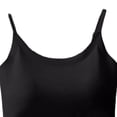 thumbnail image 6 of TGSLY Camisole for Women Built-in Padded Bra Dressy Casual Scoop Neck Adjustable Spaghetti Strap Sleeveless Shirts Summer Basic Solid Color Crop Tank Tops XXL, 6 of 6