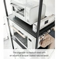 thumbnail image 5 of Yamazaki Home Storage Rack - Three Sizes, Black, Steel, 67-Inch, Supports 64.9 pounds, Adjustable, 5 of 7