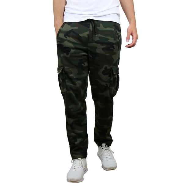 men's cargo fleece sweatpant