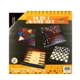 thumbnail image 6 of 10 in 1 Wood Game Set for Families by Classic Games: Board Games, Checkers, Chess, 6 of 6