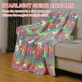 Sanmadrola Glow in The Dark Unicorn Blanket, Soft & Warm, Ideal